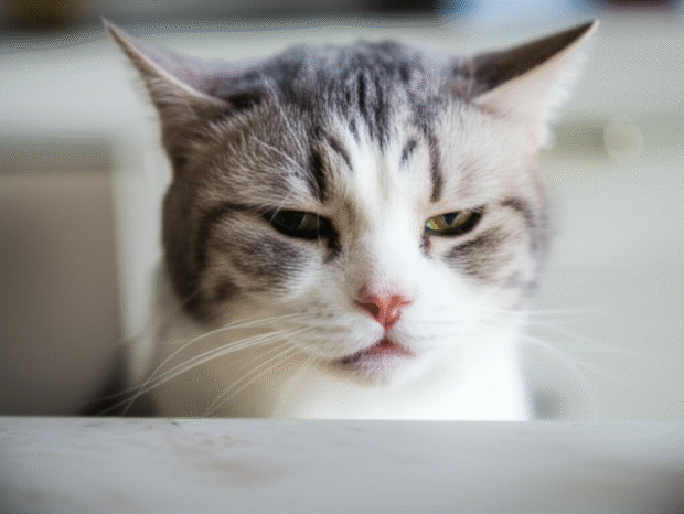 Generate a high-quality, relevant image prompt for an article about: Can Cats Eat Lemon Juice? Urgen