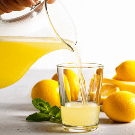 Generate a high-quality, relevant image prompt for an article about: Can Drinking Lemon Juice Be Har