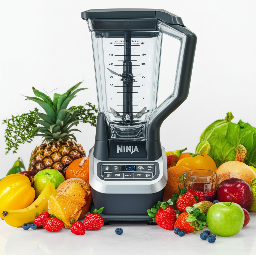 Generate a high-quality, relevant image prompt for an article about: Can You Juice With A Ninja Blen