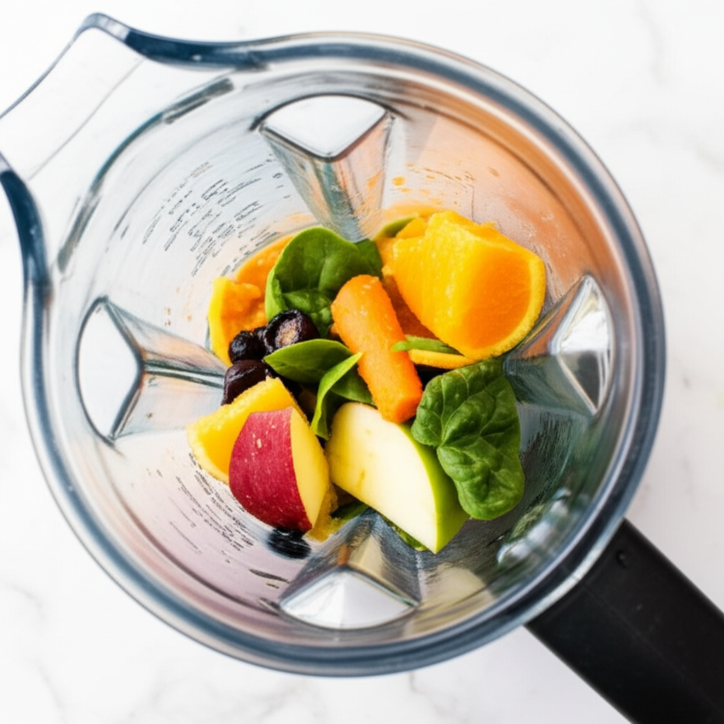 Generate a high-quality, relevant image prompt for an article about: Can You Make Juice In A Blender