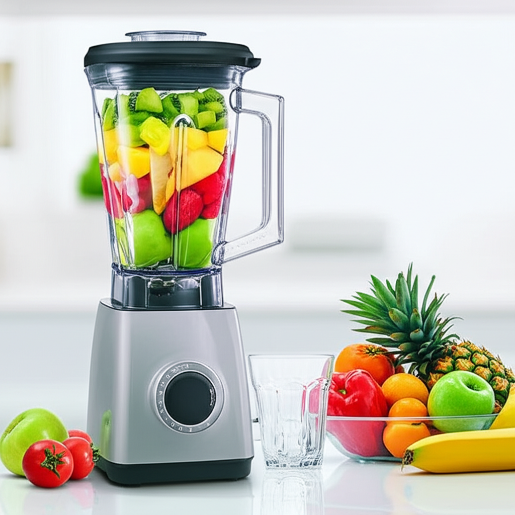 Generate a high-quality, relevant image prompt for an article about: How To Make Juice With A Blende