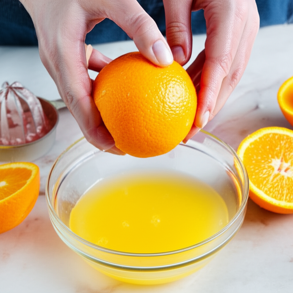 Generate a high-quality, relevant image prompt for an article about: How To Make Juice Without A Ble