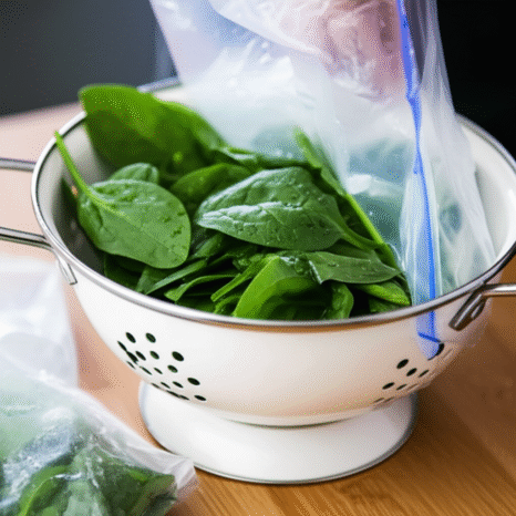 Generate a high-quality, relevant image prompt for an article about: How to Freeze Spinach for Smoot