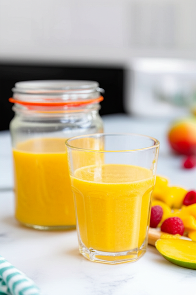 Generate a high-quality, relevant image prompt for an article about: How to Save a Smoothie for Late