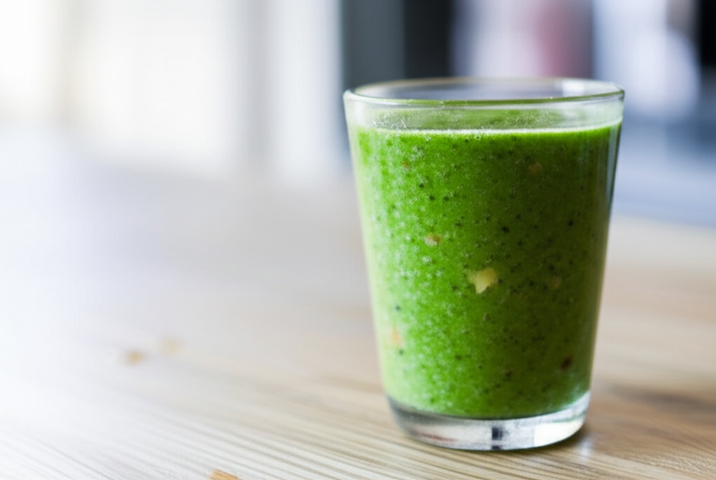 Generate a high-quality, relevant image prompt for an article about: Can You Drink Smoothies While F