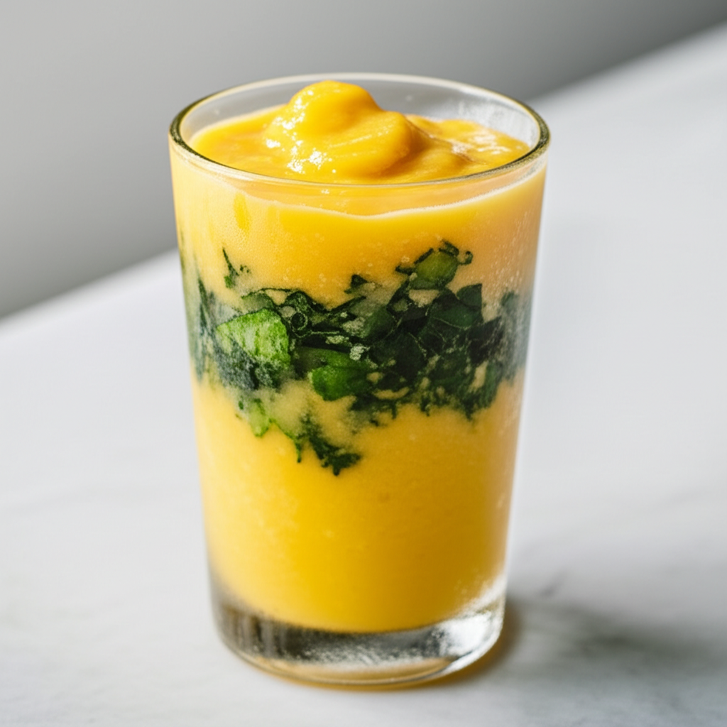 Generate a high-quality, relevant image prompt for an article about: How Many Calories in a Tropical