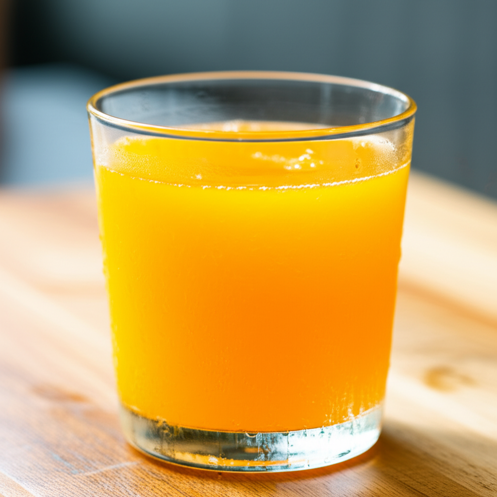 Generate a high-quality, relevant image prompt for an article about: Is Orange Juice Good For Dehydr