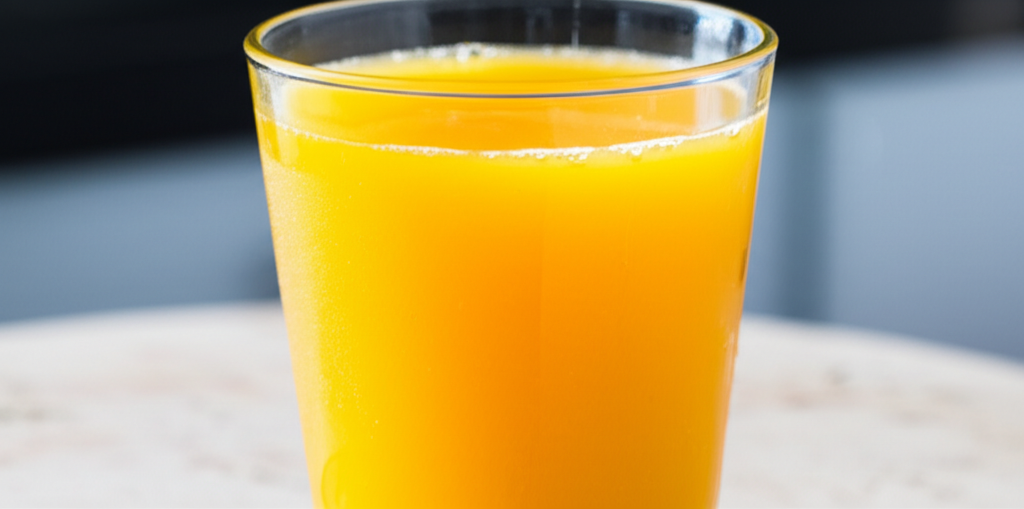 Generate a high-quality, relevant image prompt for an article about: Can Orange Juice Cause Loose St