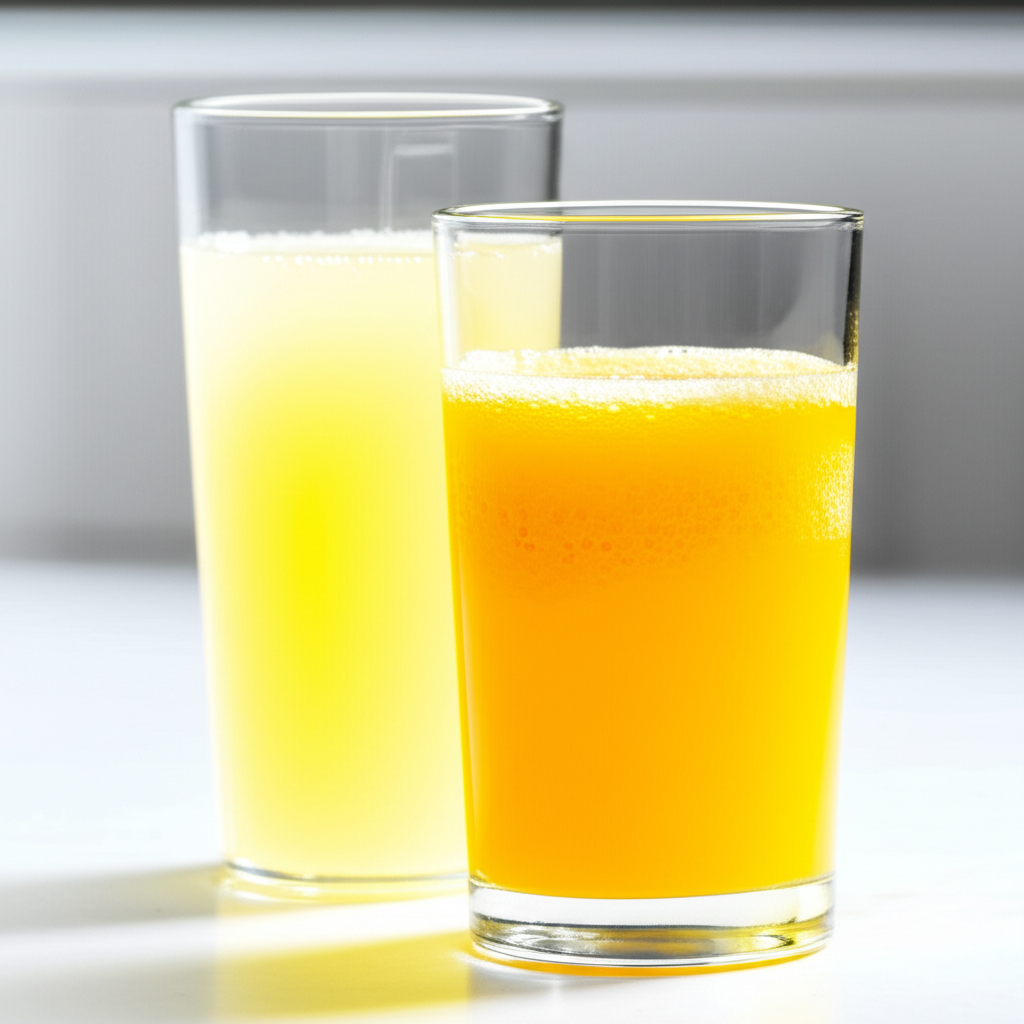 Generate a high-quality, relevant image prompt for an article about: Can U Mix Suprep With Orange Ju