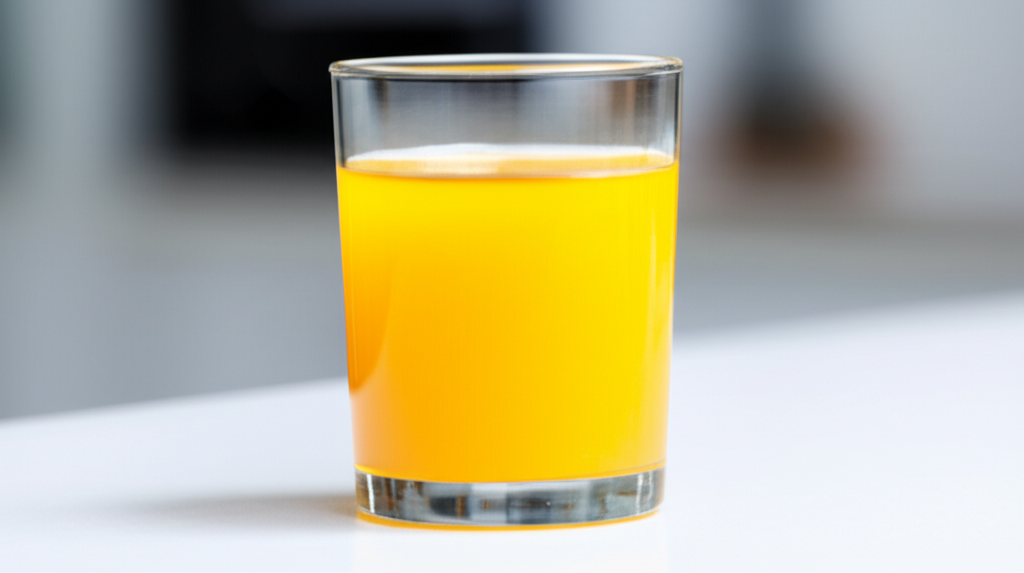 Generate a high-quality, relevant image prompt for an article about: Can You Drink Orange Juice Befo