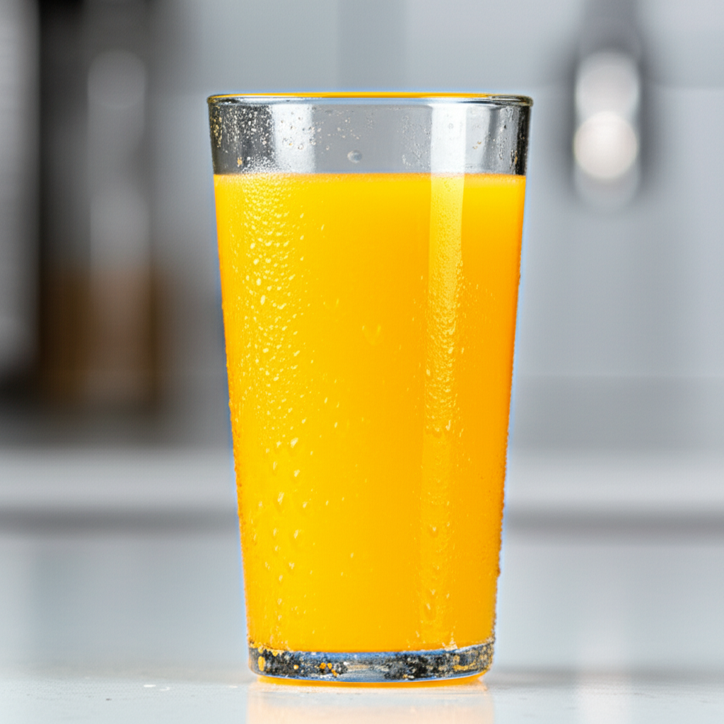 Generate a high-quality, relevant image prompt for an article about: Does Orange Juice Spoil? Uncove