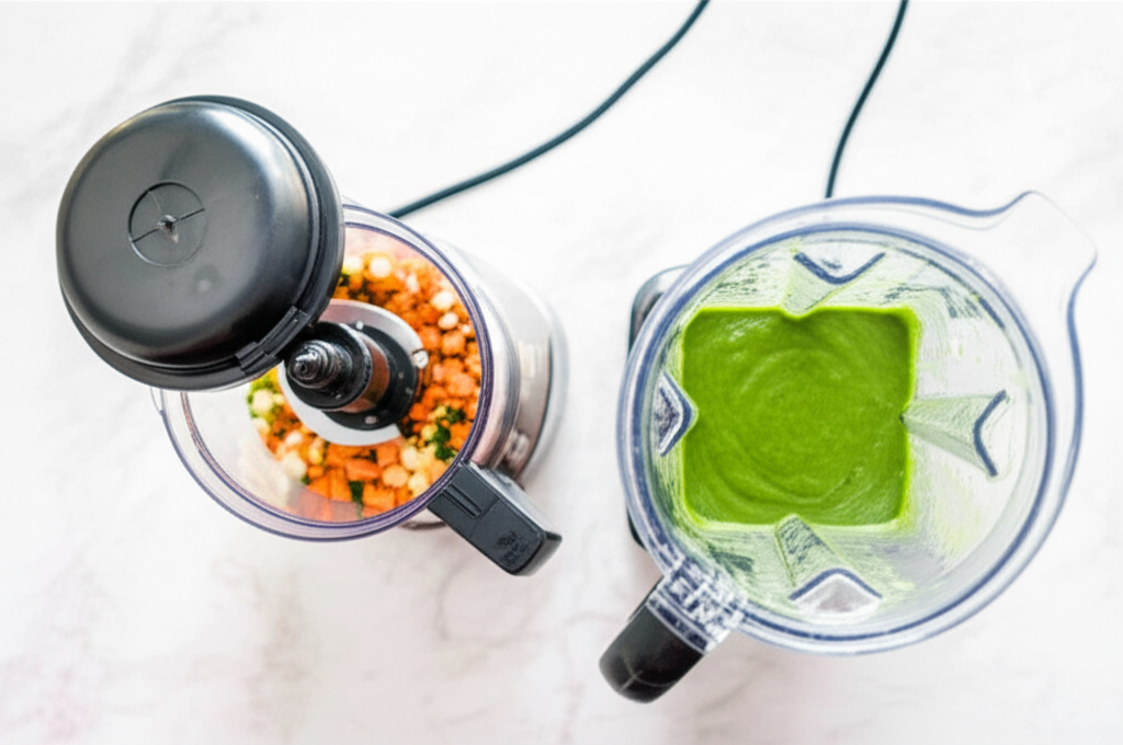 Generate a high-quality, relevant image prompt for an article about: Can You Use A Food Processor As
