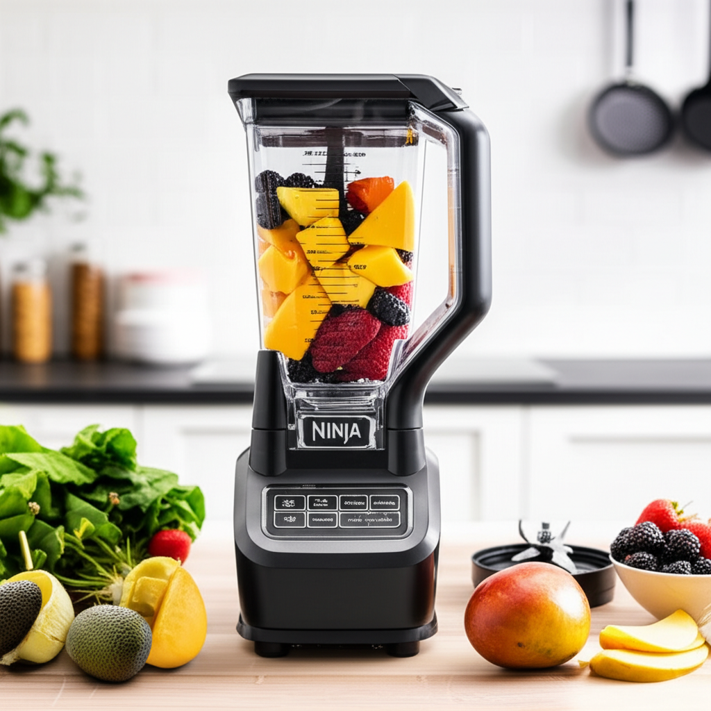 Generate a high-quality, relevant image prompt for an article about: How to Use a Ninja Blender: Bes