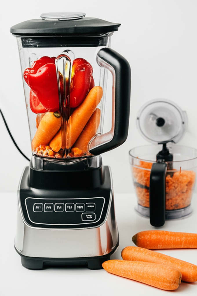 Generate a high-quality, relevant image prompt for an article about: Can I Use Blender Instead of Fo