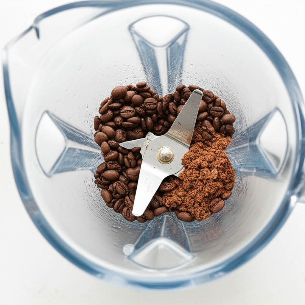 Generate a high-quality, relevant image prompt for an article about: Can You Use A Blender To Grind