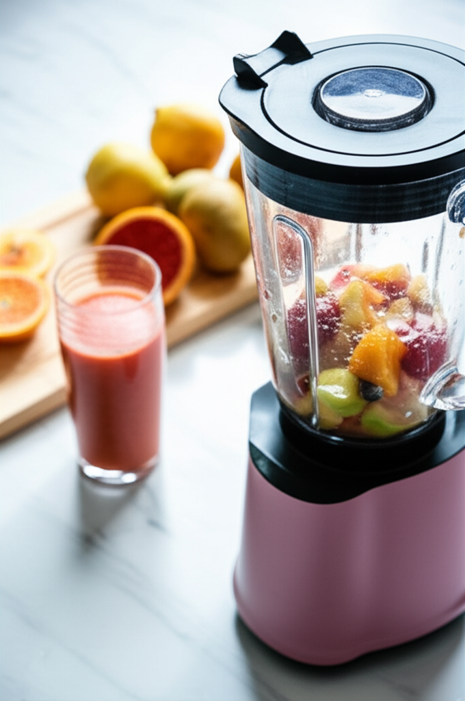 Generate a high-quality, relevant image prompt for an article about: Can You Use A Blender To Juice: