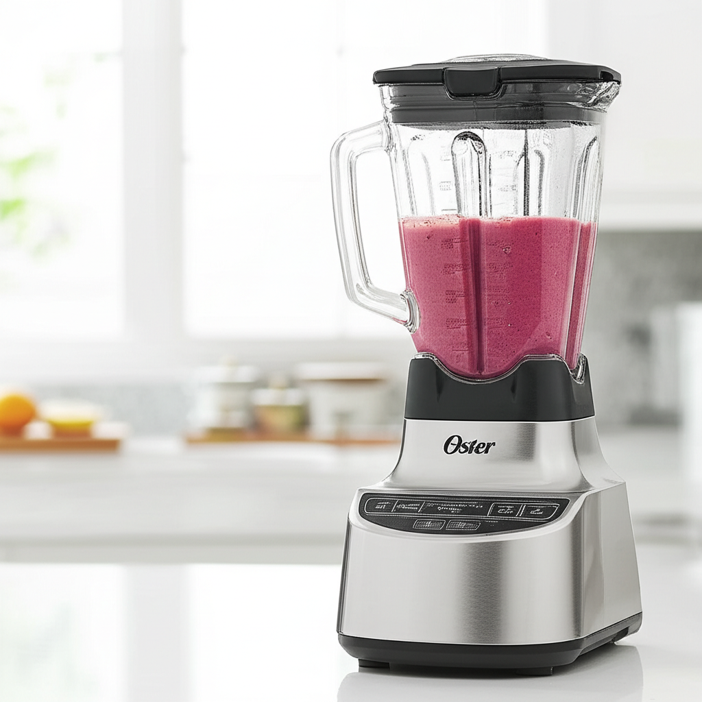 Generate a high-quality, relevant image prompt for an article about: How to Use Oster Blender: Essen