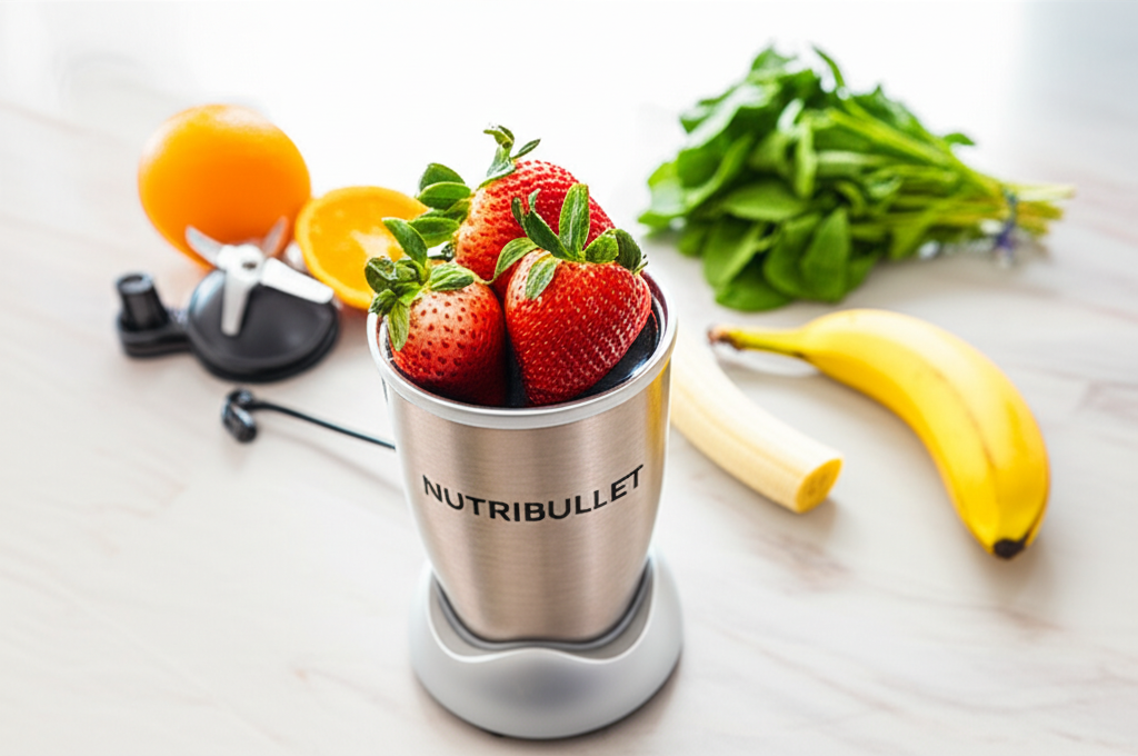 Generate a high-quality, relevant image prompt for an article about: How to Use Nutribullet Blender:
