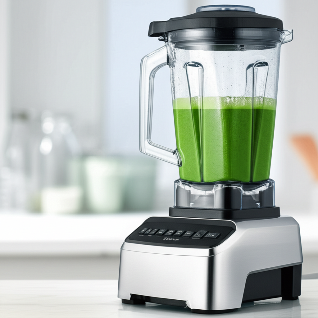 Generate a high-quality, relevant image prompt for an article about: What Blender Do Smoothie King U