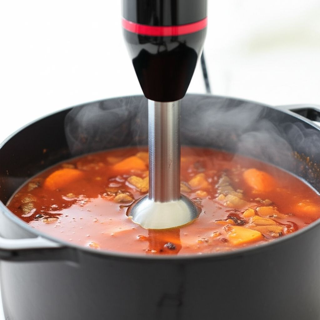 Generate a high-quality, relevant image prompt for an article about: Can You Use An Immersion Blende