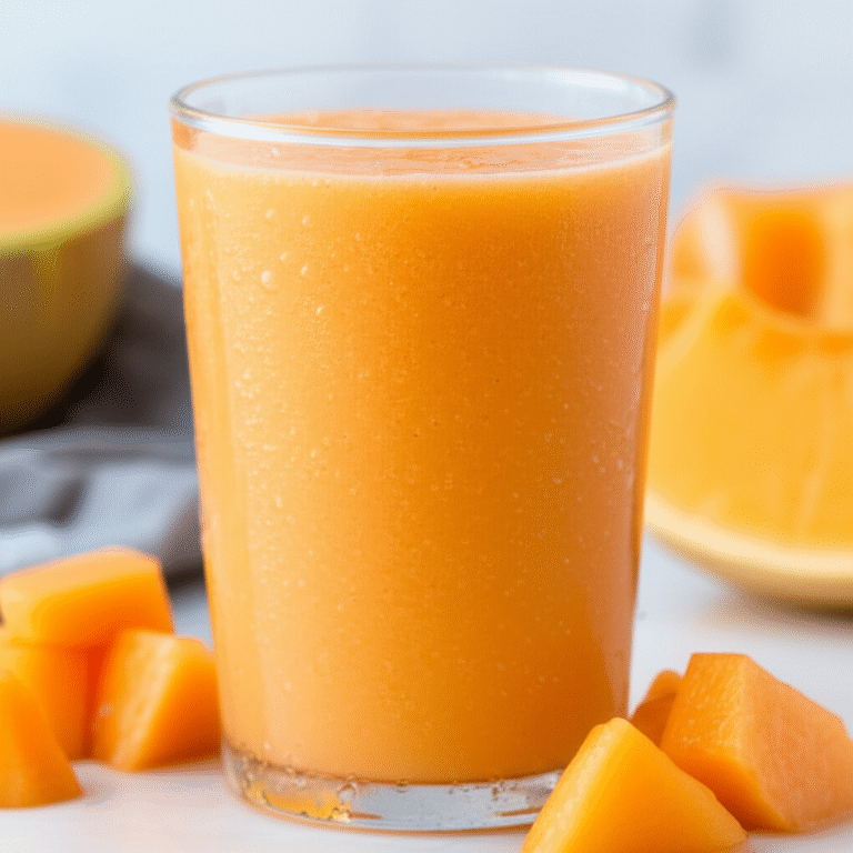 How to Make a Cantaloupe Smoothie: A Refreshing Treat