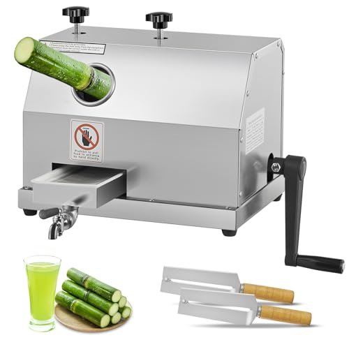 FOHERE Commercial Sugarcane Juicer, 110LBS/H High Output...