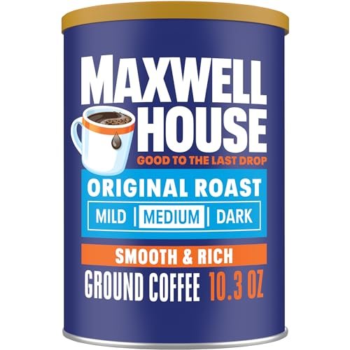 Maxwell House Original Roast Ground Coffee, 10.3 oz Canister