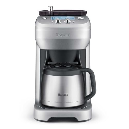 Breville BDC650BSS Grind Control Coffee Maker With Grinder,...