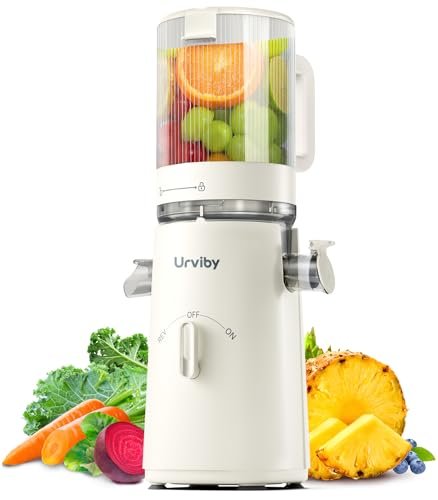 Juicer Machines, 2-in-1 Cold Press Juicer for Juice and...