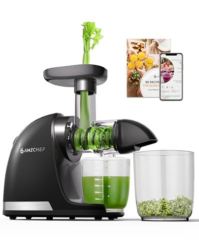 Juicer Machines - AMZCHEF Cold Press Masticating Whole...