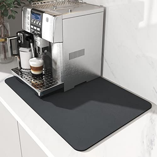 AMOAMI Dish Drying Mat for Kitchen Counter-Coffee Bar Mat