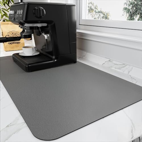 HotLive Coffee Mat - Absorbent Hide Stain Rubber Backed
