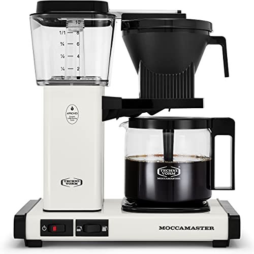 Moccamaster 53933 KBGV Select 10-Cup Coffee Maker, Off-White