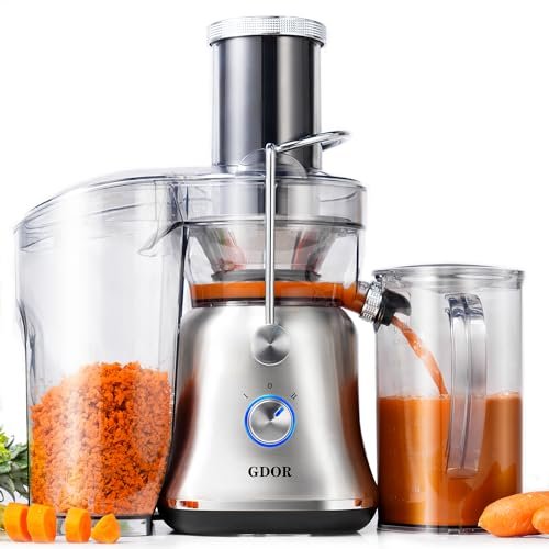 GDOR 1300W Powerful Juicer with Larger 3.4