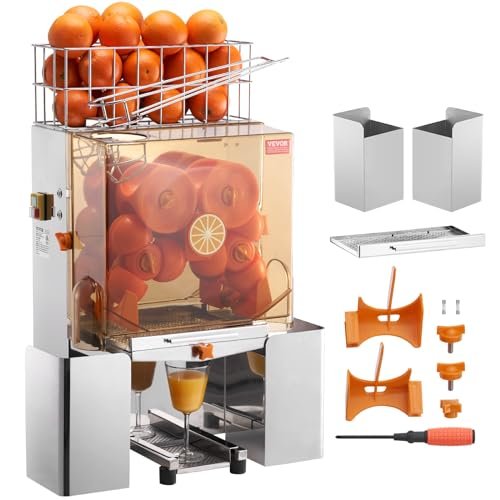 VEVOR Commercial Orange Juicer Machine, 120W Automatic...