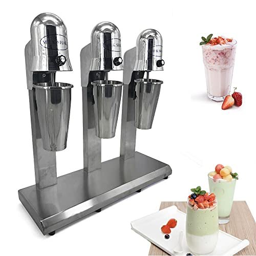 3 Heads Milkshake Mixer, 110V 18000RMP Electric Commercial...