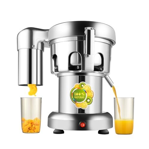 Commercial Juice Extractor, 110V Heavy Duty Centrifugal...