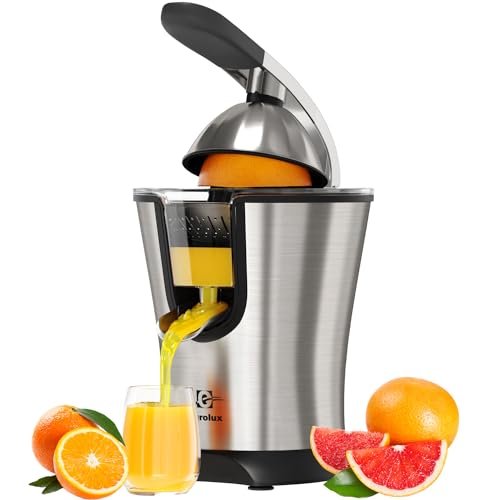 Eurolux Premium Electric Orange Juicer | Stainless Steel...