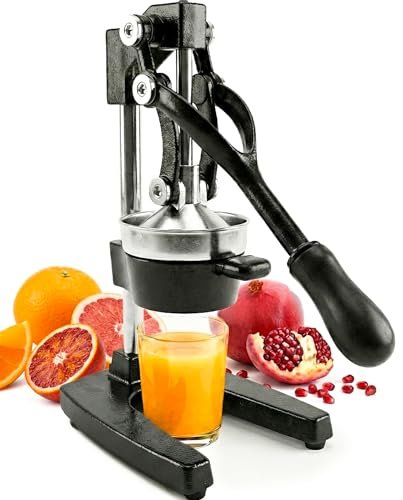 Eurolux Ultra-Premium Cast Iron Juicer | Extra-Large, Heavy...