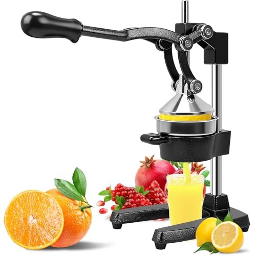 Hand Press Juicer Machine, Commercial Heavy Duty Cast Iron...