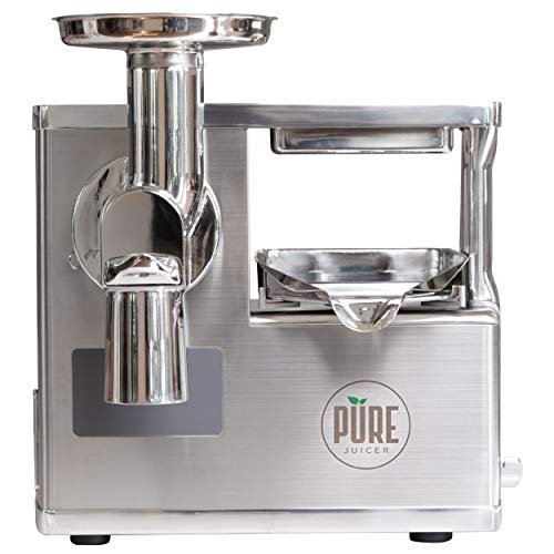 PURE Juicer Two-Stage Juicer - Premium Cold Press Juicing...