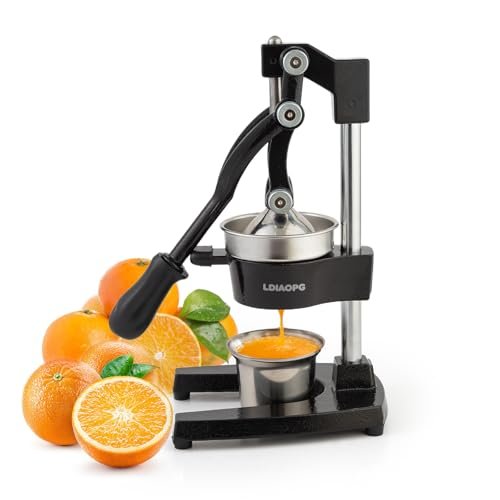 Cast Iron manual juicer, Hand Citrus juicer heavy duty press