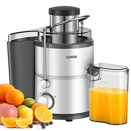 GDOR 800W Juicer Machine, 3” Wide Feed Chute Centrifugal...
