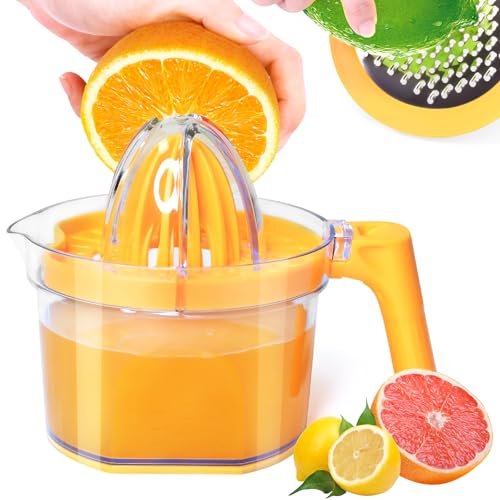 Lemon Squeezer 4-in-1 Lemon Hand Juicer - ChefVille Citrus...