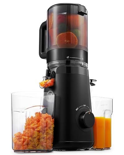 Juicer Machines, TUUMIIST Cold Press Juicer with Large Feed...